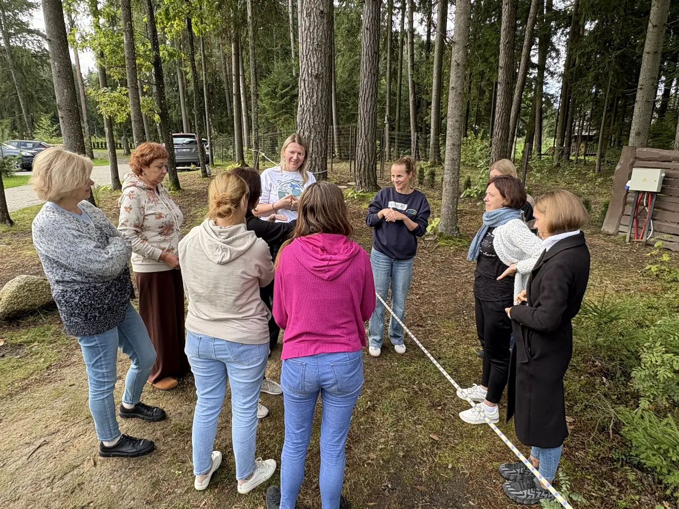 Centro darbuotojų mokymai gamtoje